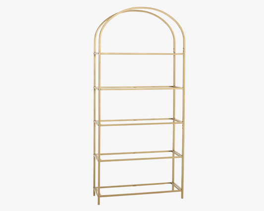Gold Arch Bookcase