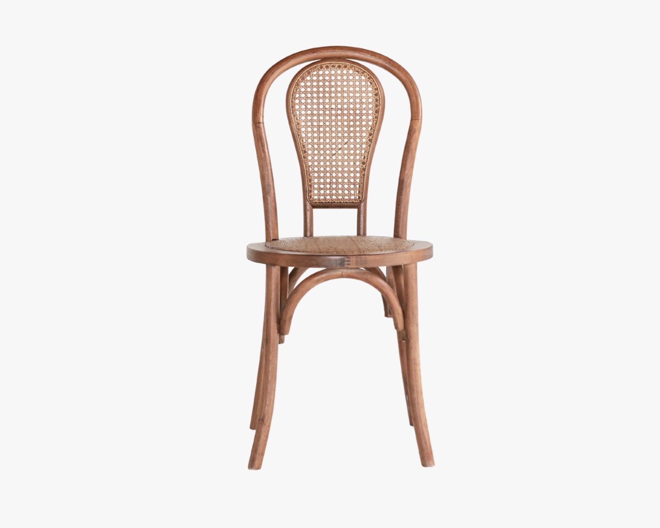 Dark Brown Cane Bentwood Chair | #1 Wedding Rentals in Charleston