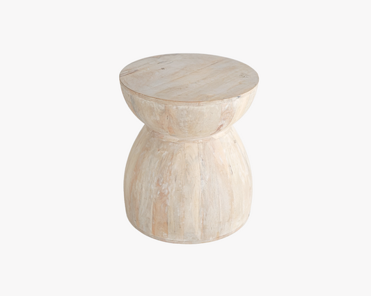 Wood Hourglass Table