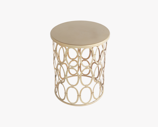 Gold Circle Table