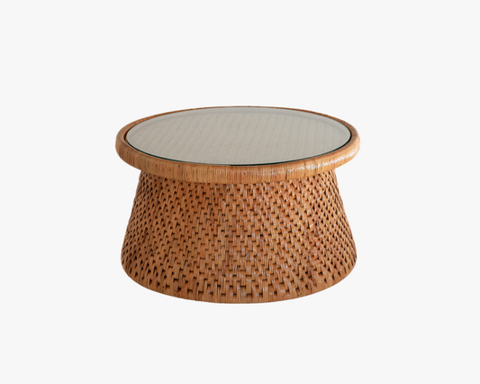 Woven Round Coffee Table