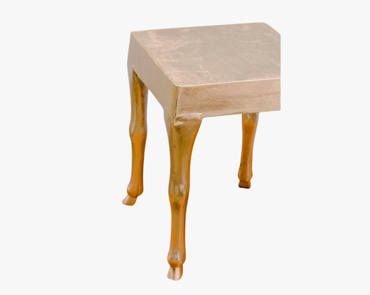 Gold Hoof Side Table