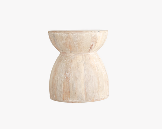 Wood Hourglass Table