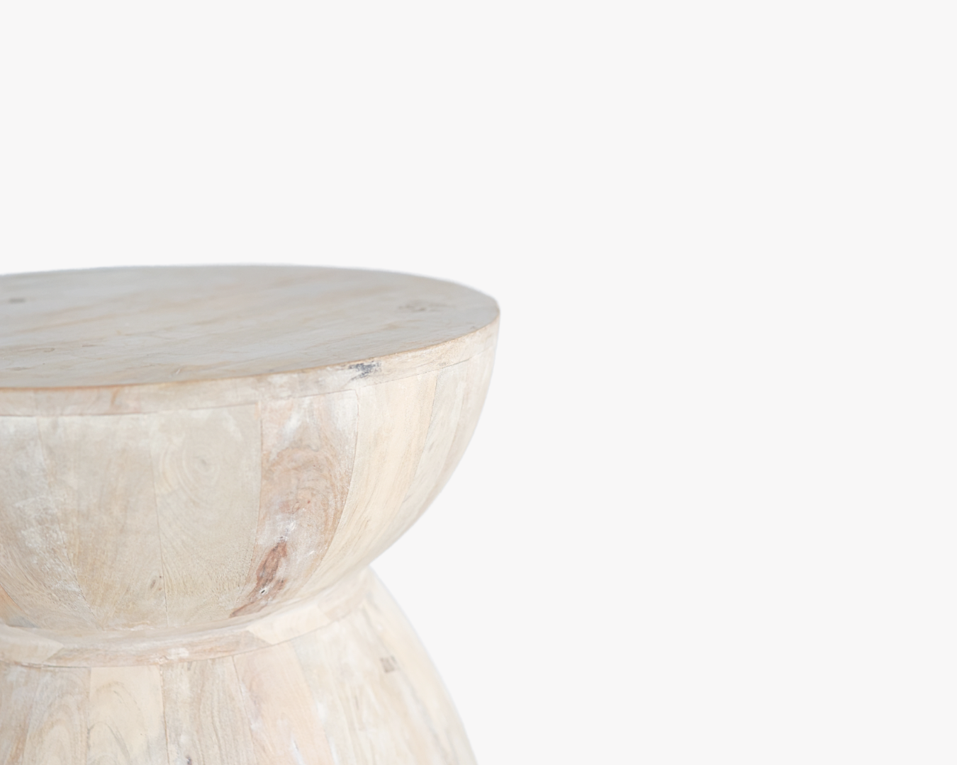 Wood Hourglass Table