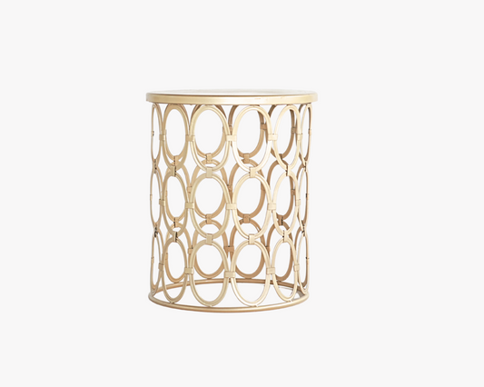 Gold Circle Table