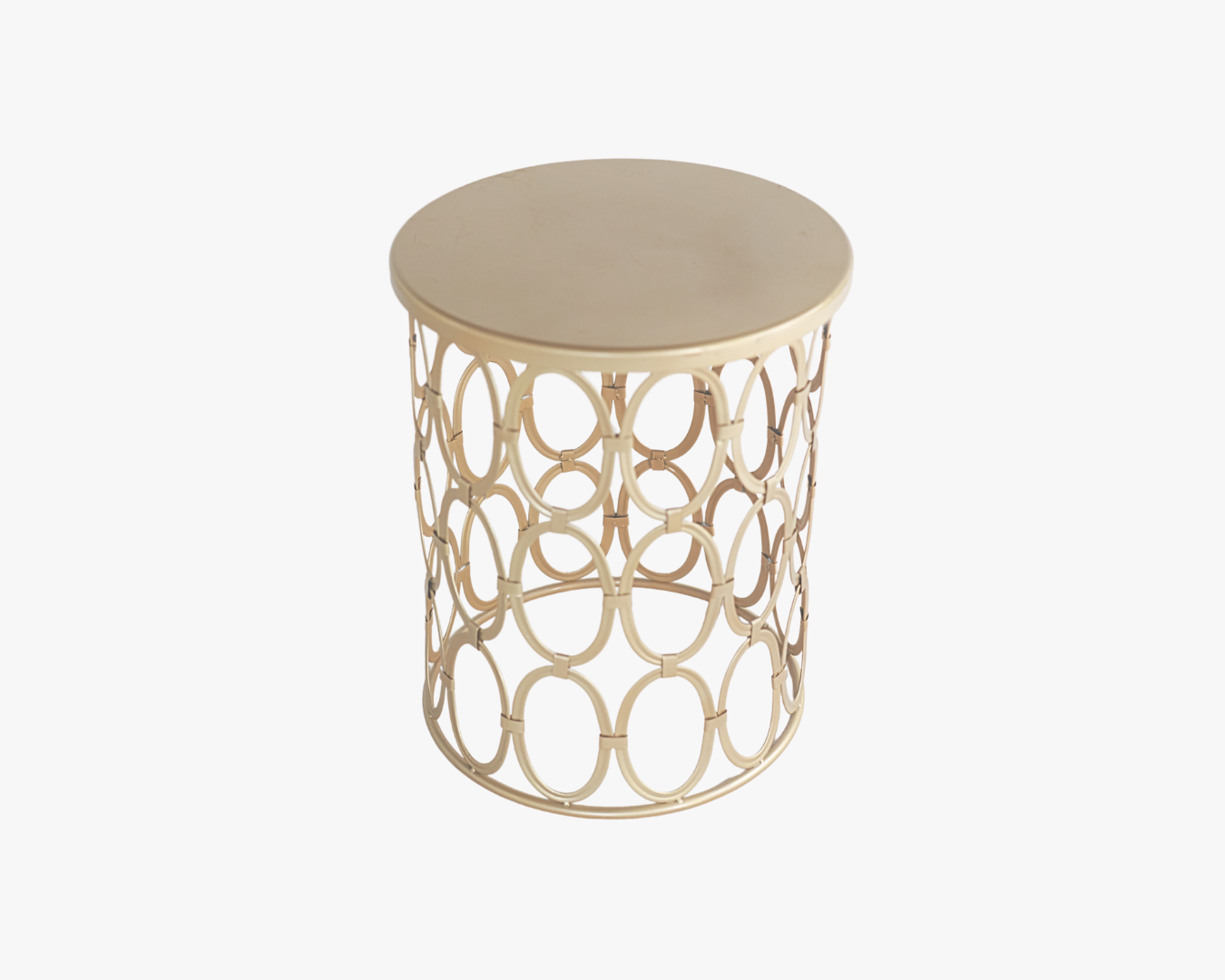 Gold Circle Table