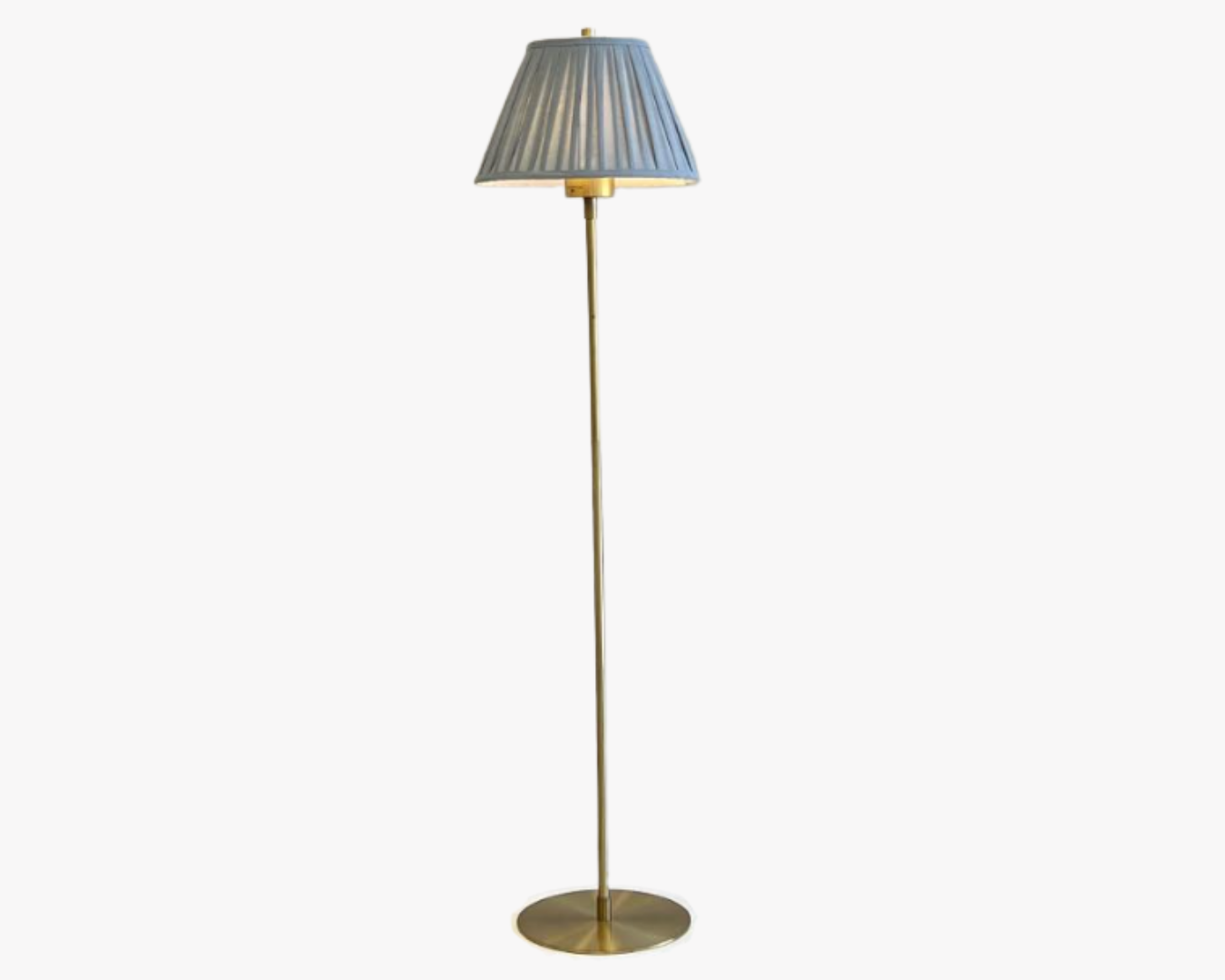 NEW Blue Slate + Brass Floor Lamp