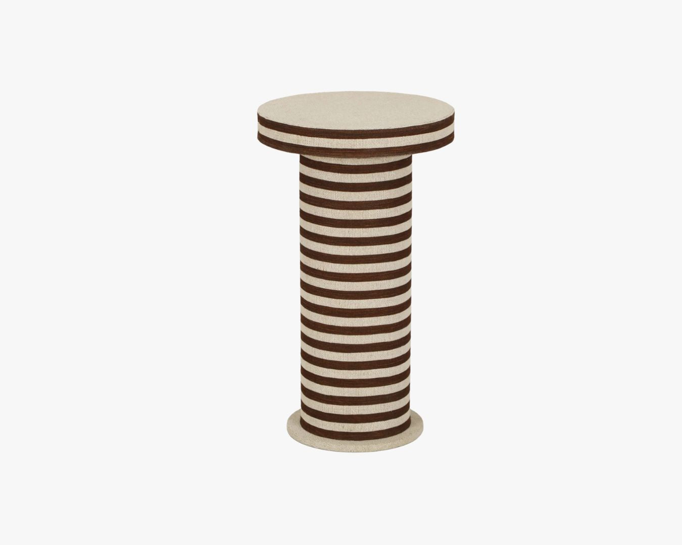 ** PRE ORDER ** Brown + Natural Jute Side Table