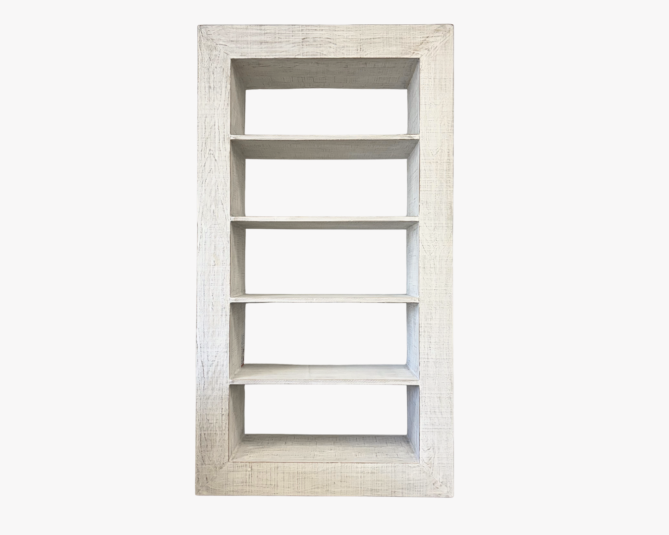 NEW Whitney Whitewash Bookcase