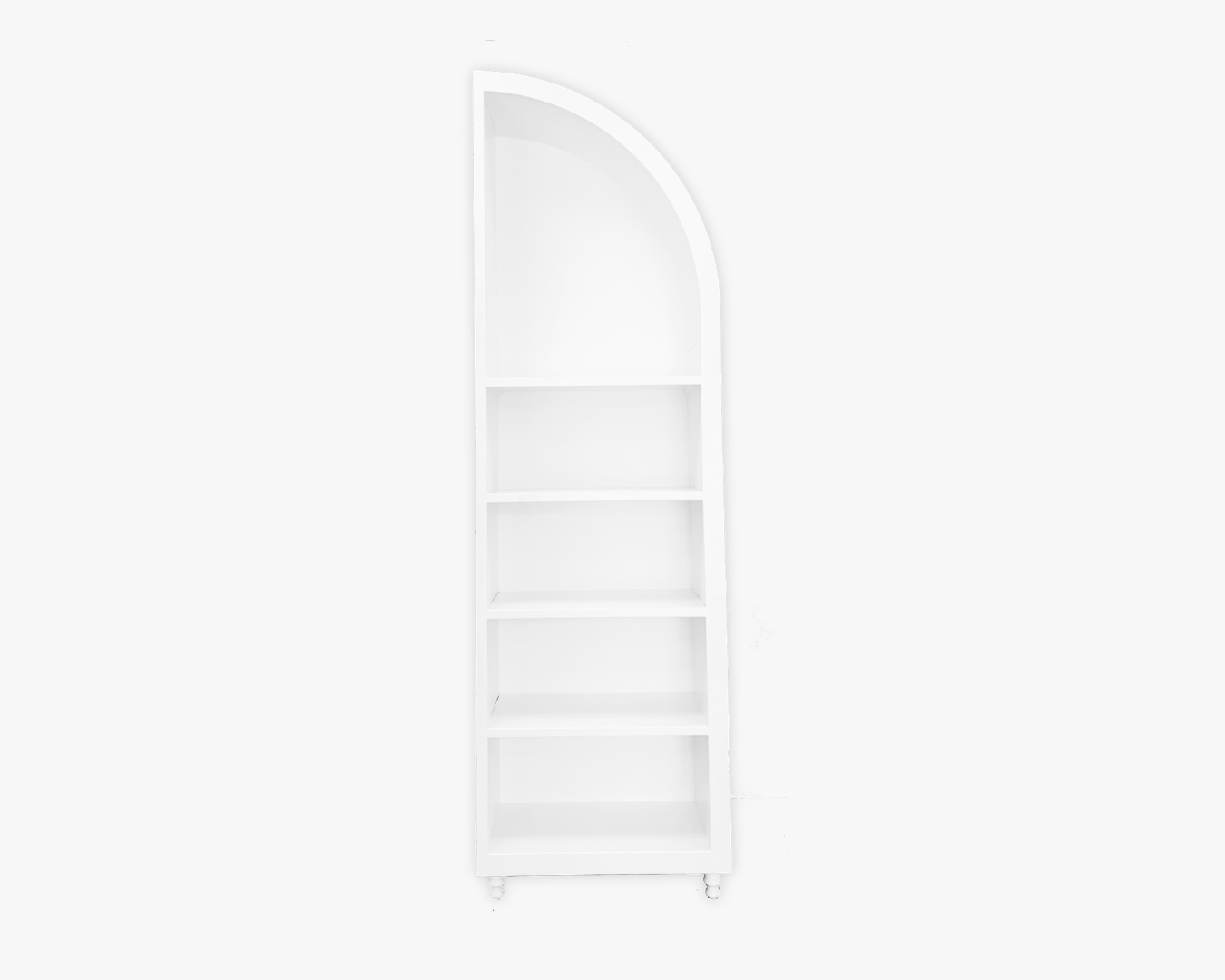 Double Curved Top Bookcase