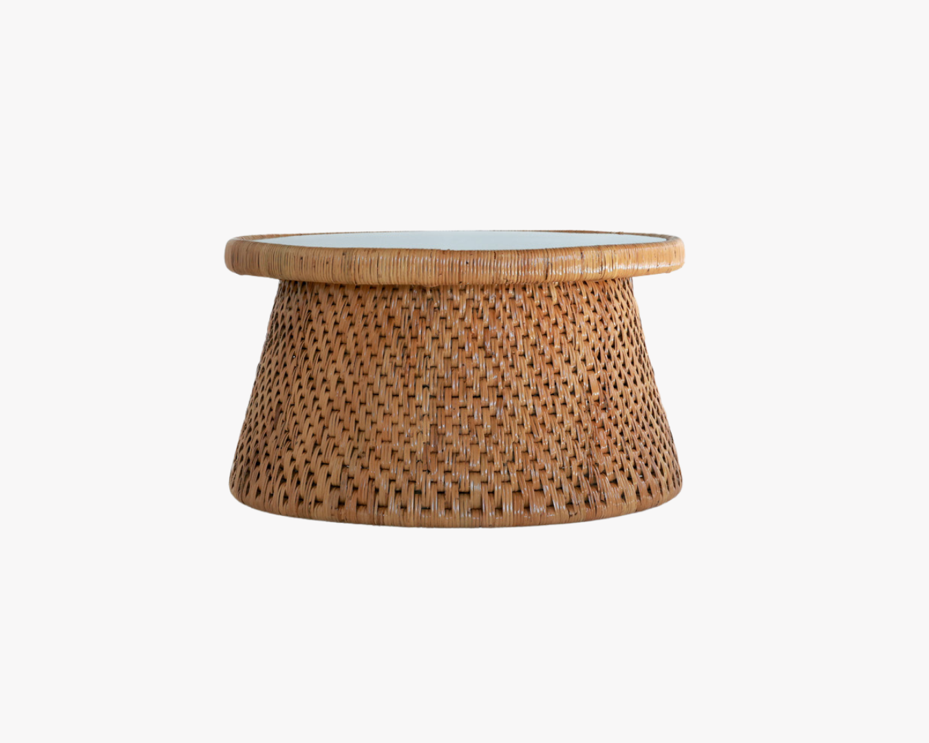 Woven Round Coffee Table