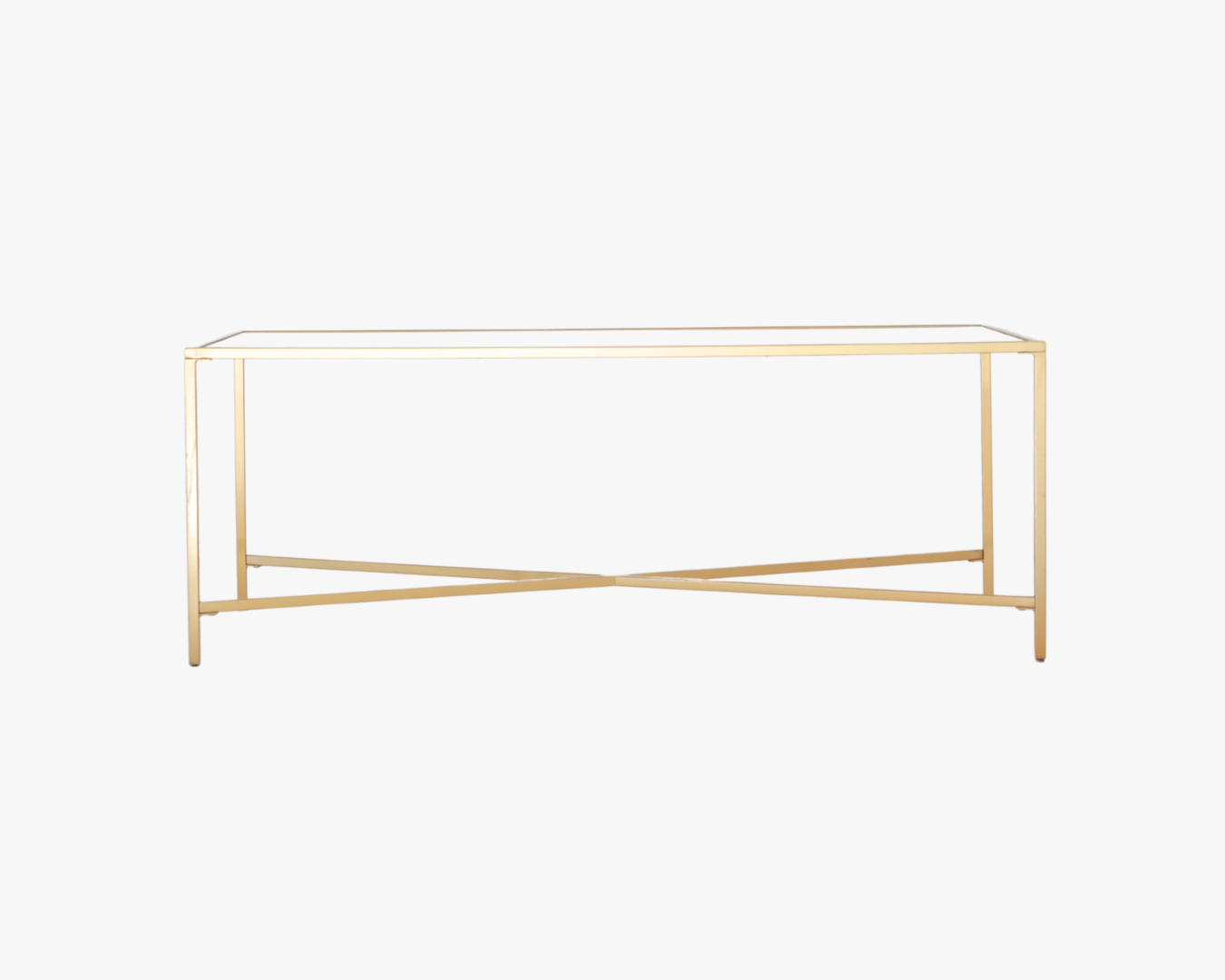 Gold X Coffee Table