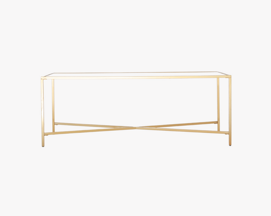 Gold X Coffee Table
