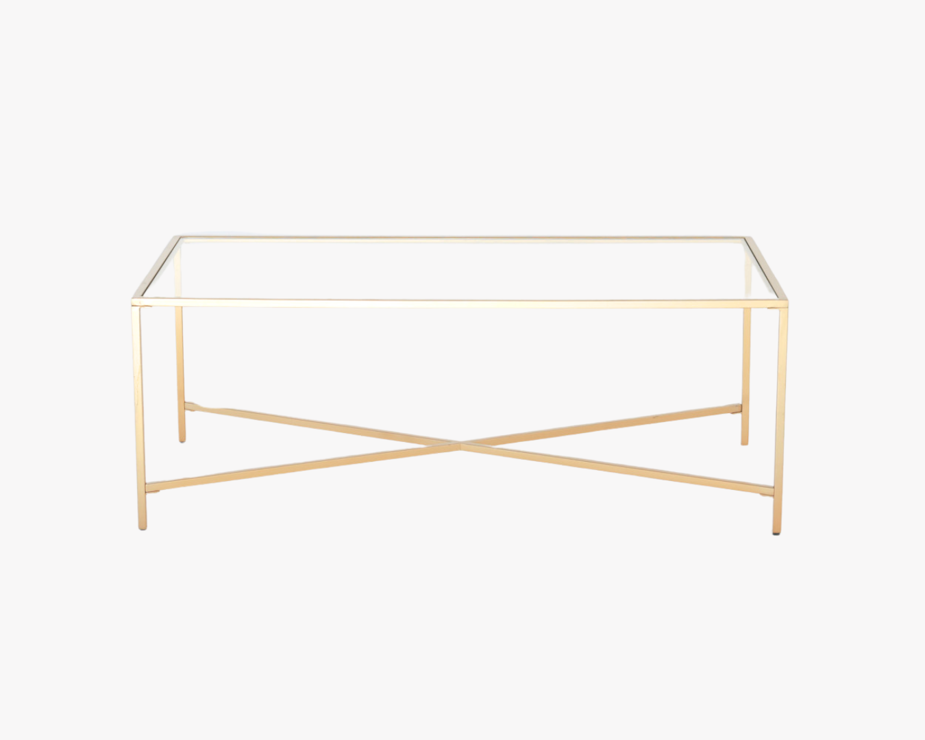 Gold X Coffee Table