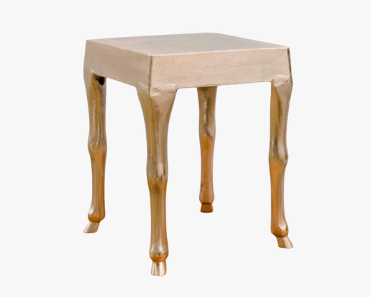 Gold Hoof Side Table