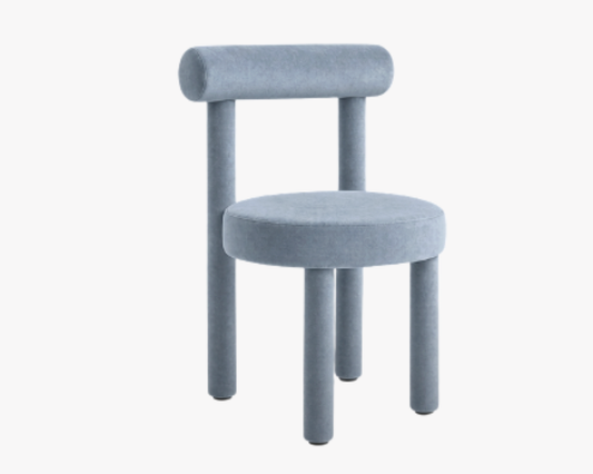 ** PRE ORDER ** Slate Blue Velvet Jess Chair