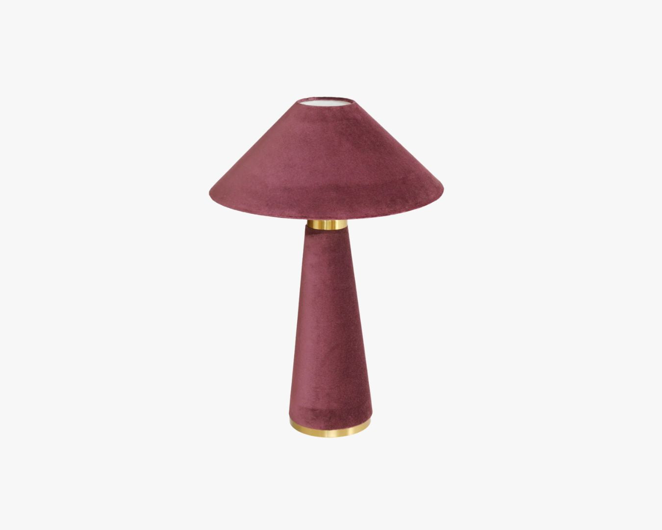 Velvet Burgundy Lamp