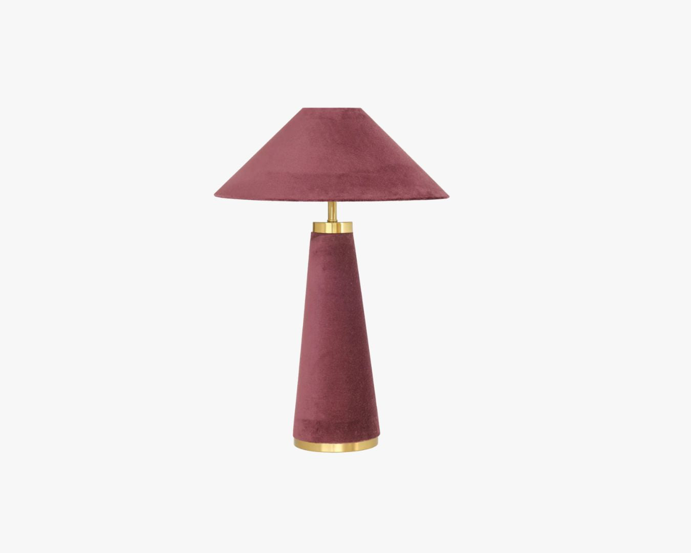 Velvet Burgundy Lamp
