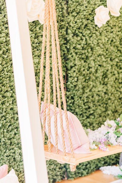 White Charleston Swing