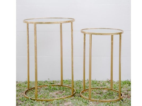 Gold & Mirror Set Tables | Adorn Charleston
