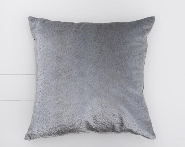 Grey Velvet Pillow | Adorn Charleston
