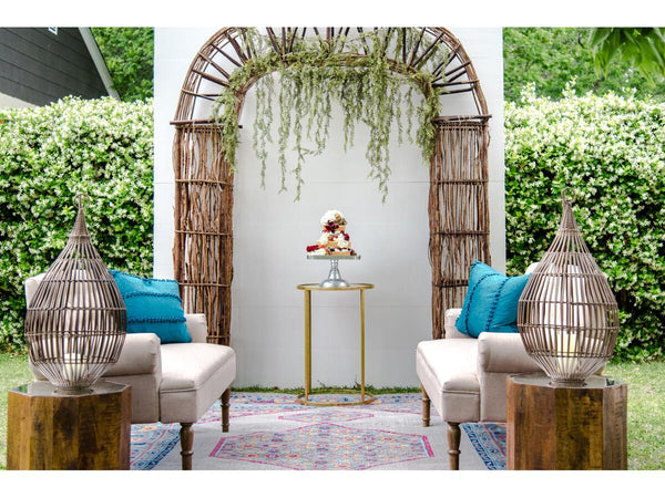 Gold & Mirror Set Tables | Adorn Charleston