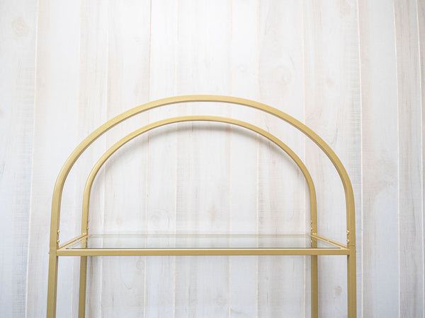 Gold Arch Bookcase