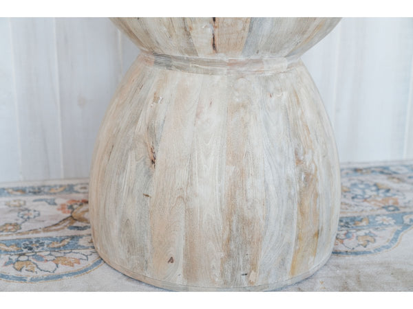 Wood Hourglass Table