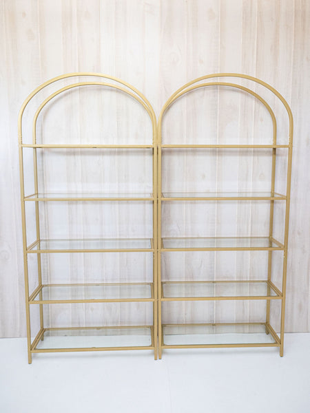 Gold Arch Bookcase