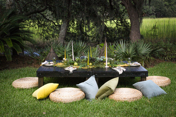 Rattan Ottomans